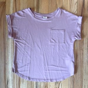 A NEW DAY women’s short sleeve shirt, peach colored